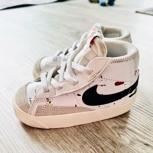 2021 Blazer Mid '77 TD 'Paint Splatter' Toddler Nikes